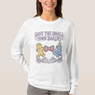 Rettet die Bäckerei im kleinen Ort Elegant Pastell T-Shirt