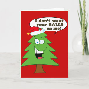 Rettet die Bäume Feiertagskarte