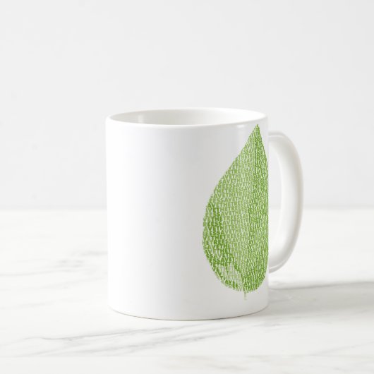 Rettet die Bäume Kaffeetasse (VorderseiteRechts)