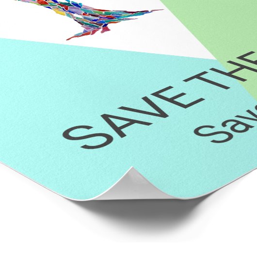 Rettet die Bäume Poster (Ecke)