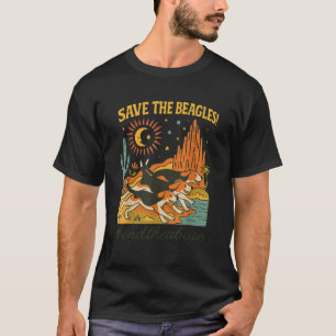 Rettet die Beagles endtheabuse Vintage Tierrettung T-Shirt