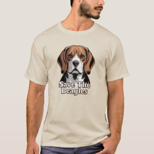 Rettet die Beagles Hunde Liebhaber T-Shirt