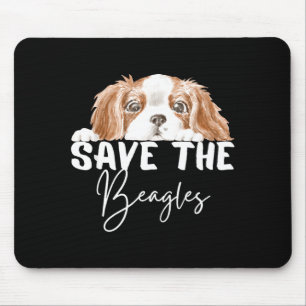 Rettet die Beagles und Tiere für Männer Frauen Mousepad