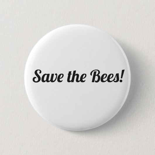 Rettet die Bienen! Button (Vorderseite)