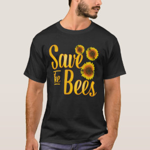 Rettet die Bienen Imker Biene Umweltschützer Sonne T-Shirt