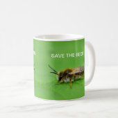 Rettet die Bienen Kaffeetasse (VorderseiteRechts)