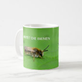 Rettet die Bienen Kaffeetasse (Vorderseite Links)