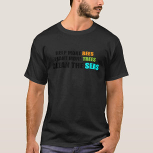 Rettet die Bienen Pflanze Diese Imker Natur Umwelt T-Shirt