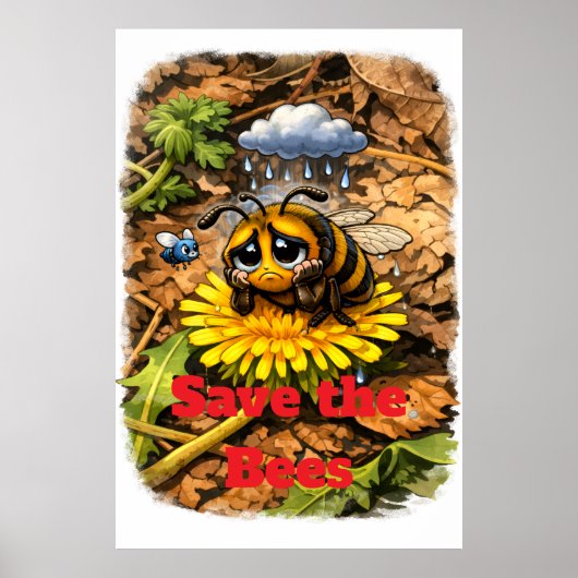 Rettet die Bienen Poster (Vorne)