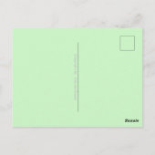 Rettet die Bienen Postkarte (Rückseite)