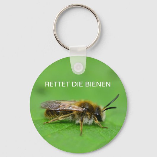 Rettet die Bienen Schlüsselanhänger (Vorderseite)