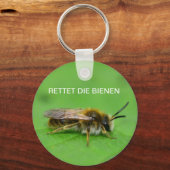 Rettet die Bienen Schlüsselanhänger (Vorderseite)