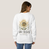 Rettet die Bienen Sweatshirt (Schwarz voll)