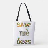 Rettet die Bienen Tasche (Rückseite)