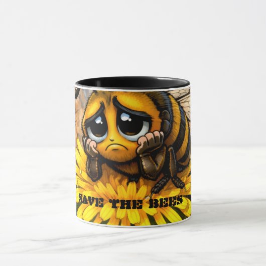 Rettet die Bienen Tasse (Zentrum)