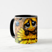 Rettet die Bienen Tasse (Vorderseite Links)