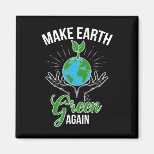 Rettet die Coolen Earth Day Liebhaber der Erde Magnet