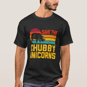 Rettet die dicken Einhörner Vintage Rhino-Tier-Rig T-Shirt