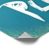 Rettet die digitale Kunst des Planeten Poster (Ecke)