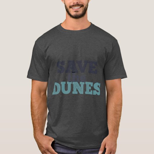 Rettet die Dünen Oversized T-Shirt (Vorderseite)