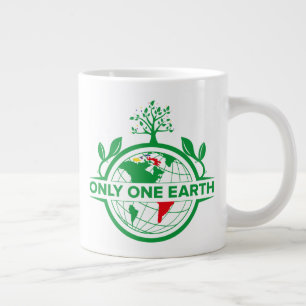 Rettet die Erde, rettet das Leben Jumbo-Tasse