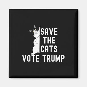 Rettet die Katzen, wählt Trump, lustiger politisch Magnet