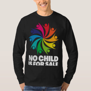 Rettet die Kinder Stoppt Kinderhandel Stoppt Mensc T-Shirt