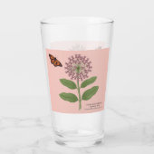 Rettet die Monarchfalterpopulation am Muttertag Glas (Rückseite)