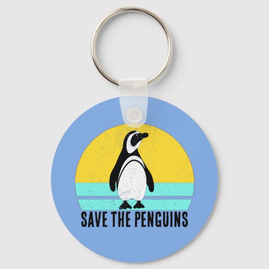 Rettet die Pinguine Schlüsselanhänger (Vorderseite)
