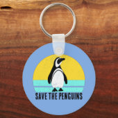 Rettet die Pinguine Schlüsselanhänger (Vorderseite)