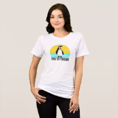 Rettet die Pinguine Tri-Blend Shirt (Vorderseite voll)