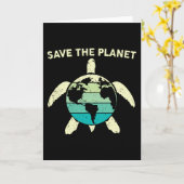 Rettet die Planet-Erde-Umwelt Karte (Gelbe Blume)