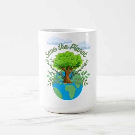 Rettet die Planet-Tasse Kaffeetasse (Mittel)