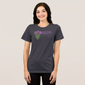 Rettet die Population des Monarchfalters Tri-Blend Shirt (Vorderseite voll)