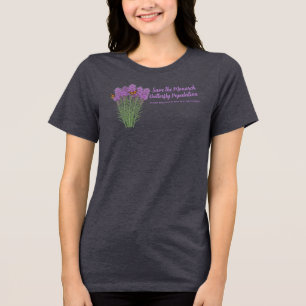 Rettet die Population des Monarchfalters Tri-Blend Shirt
