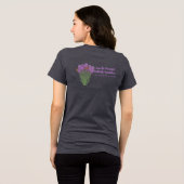 Rettet die Population des Monarchfalters Tri-Blend Shirt (Rückseite voll)