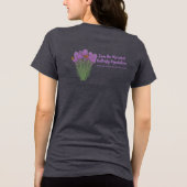 Rettet die Population des Monarchfalters Tri-Blend Shirt (Rückseite)