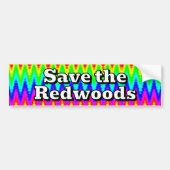Rettet die Redwoods Autoaufkleber (Vorne)