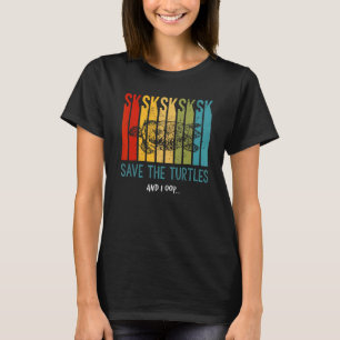 Rettet die Schildkröten und ich oop SKSKSK Trend M T-Shirt