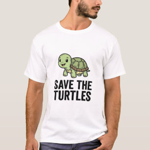 Rettet die Schildkröten Vintage Schildkröten Schut T-Shirt
