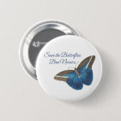 Rettet die Schmetterlinge - Verbot von Neonics-Kno Button (Vorne & Hinten)