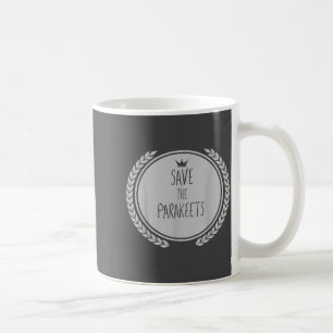 Rettet die Sittiche Tier Sittich Kaffeetasse
