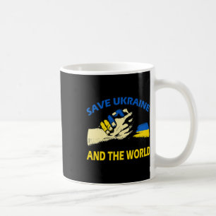Rettet die Ukraine und die Welt  Kaffeetasse
