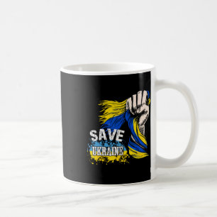 Rettet die Ukraine Wir stehen mit der Ukraine Unte Kaffeetasse