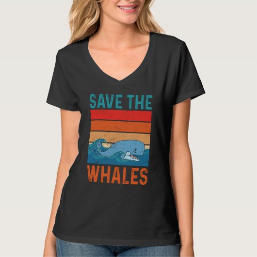 Rettet die Wale T-Shirt (Vorderseite)