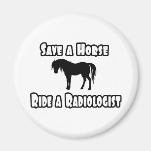 Rettet ein Pferd, reist ein Radiologe Magnet