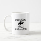 Rettet ein Pferd .. Ride a Mathematician Kaffeetasse (Links)