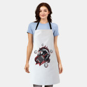 Rettet einen Pferdereiten auf einem Cowboy Schürze (Getragen)