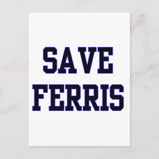 Rettet Ferris Postkarte