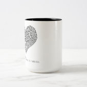 Rettet ist meine Lieblingsrasse - Kaffee Tasse/Tas Zweifarbige Tasse (Mittel)